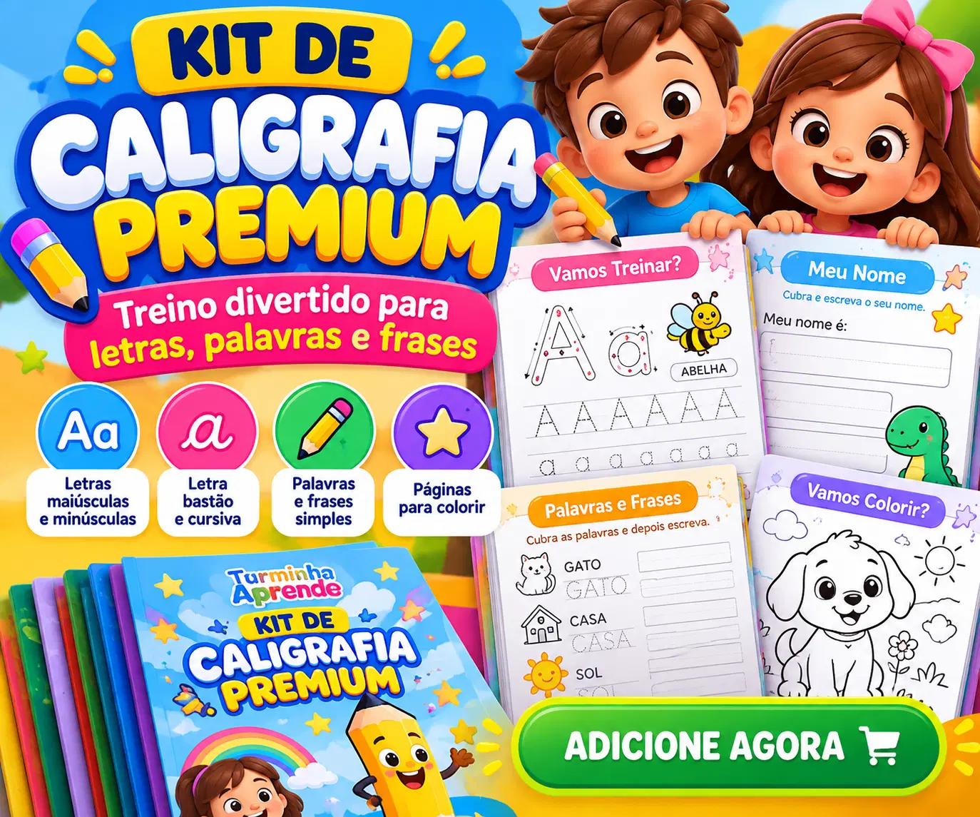 Kit Caligrafia Premium