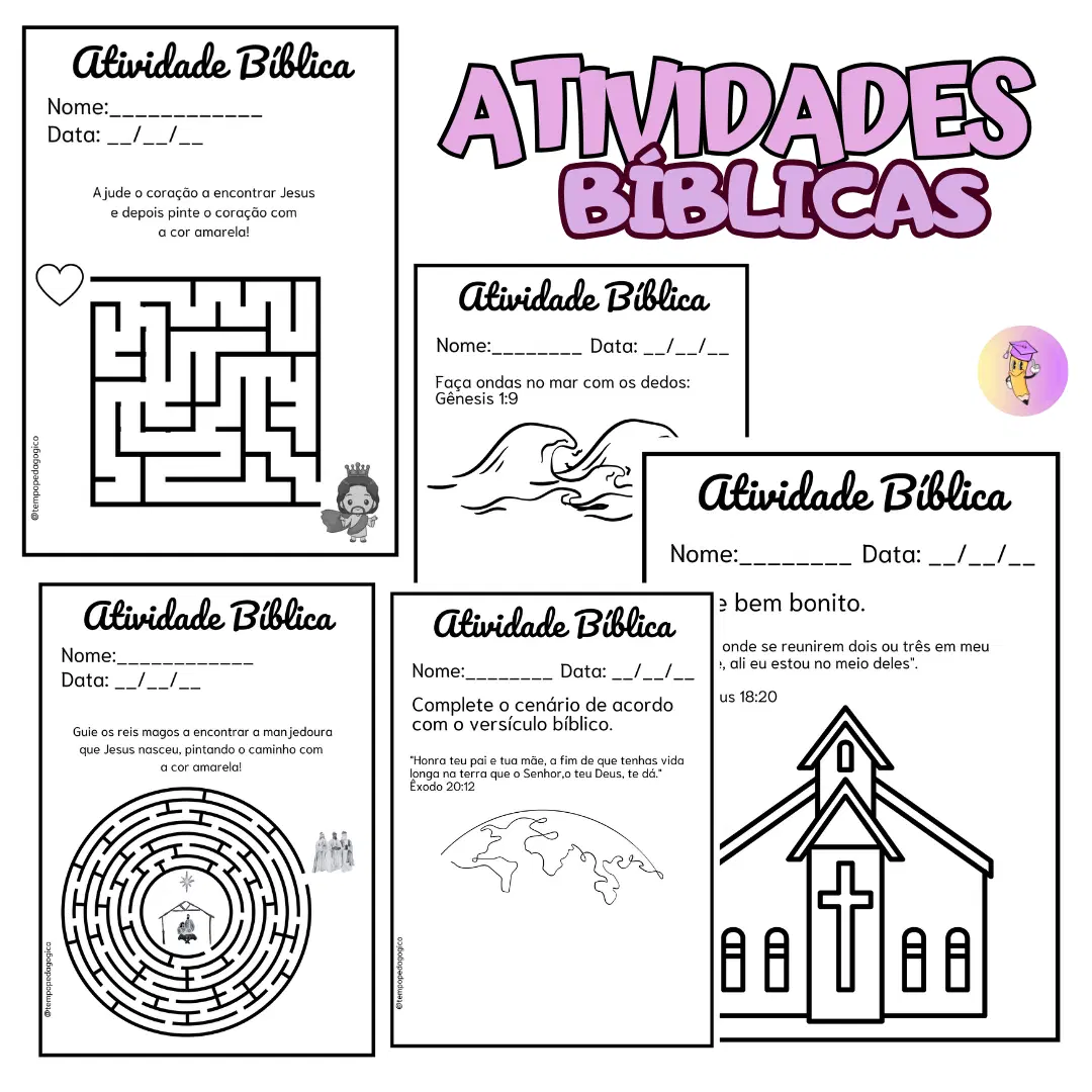 +300 JOGOS E ATIVIDADES BÍBLICAS