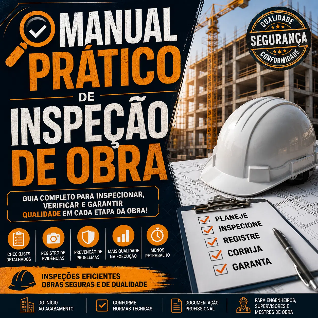 🔍 Manual Prático de Inspeção de Obra