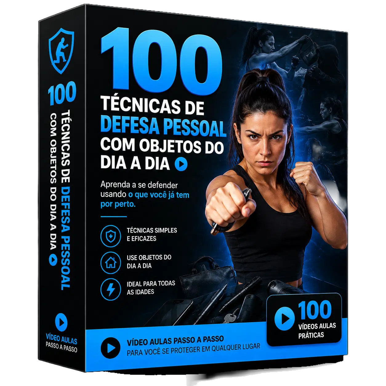 100 Técnicas De Defesa Pessoal Com Objetos