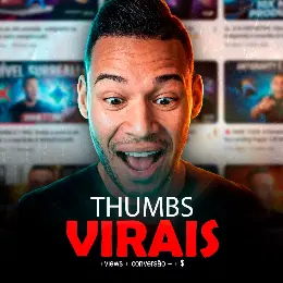 Gerador de thumbnails virais com IA. Uso ilimitado.