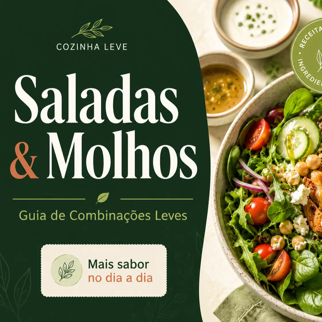🥗 Deixe suas saladas muito mais gostosas