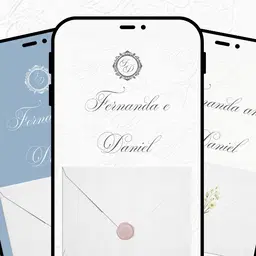 Website convite envelope