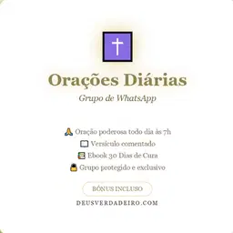 Oração Diária – Grupo de WhatsApp com Bônus