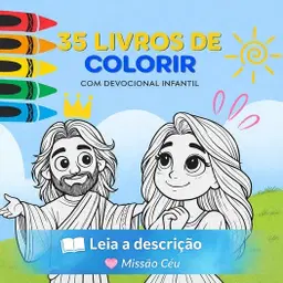 35 Livros de Colorir Cristãos Pacote Premium
