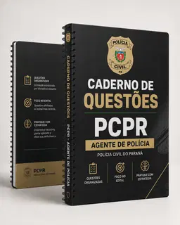 CADERNO DE QUESTÕES PCPR + KIT SIMULADOS