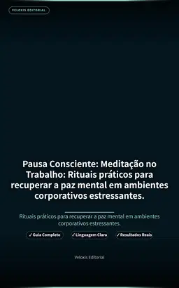 Pausa Consciente: Meditação no Trabalho: Rituais práticos para recuperar a paz mental em ambientes corporativos estressantes.