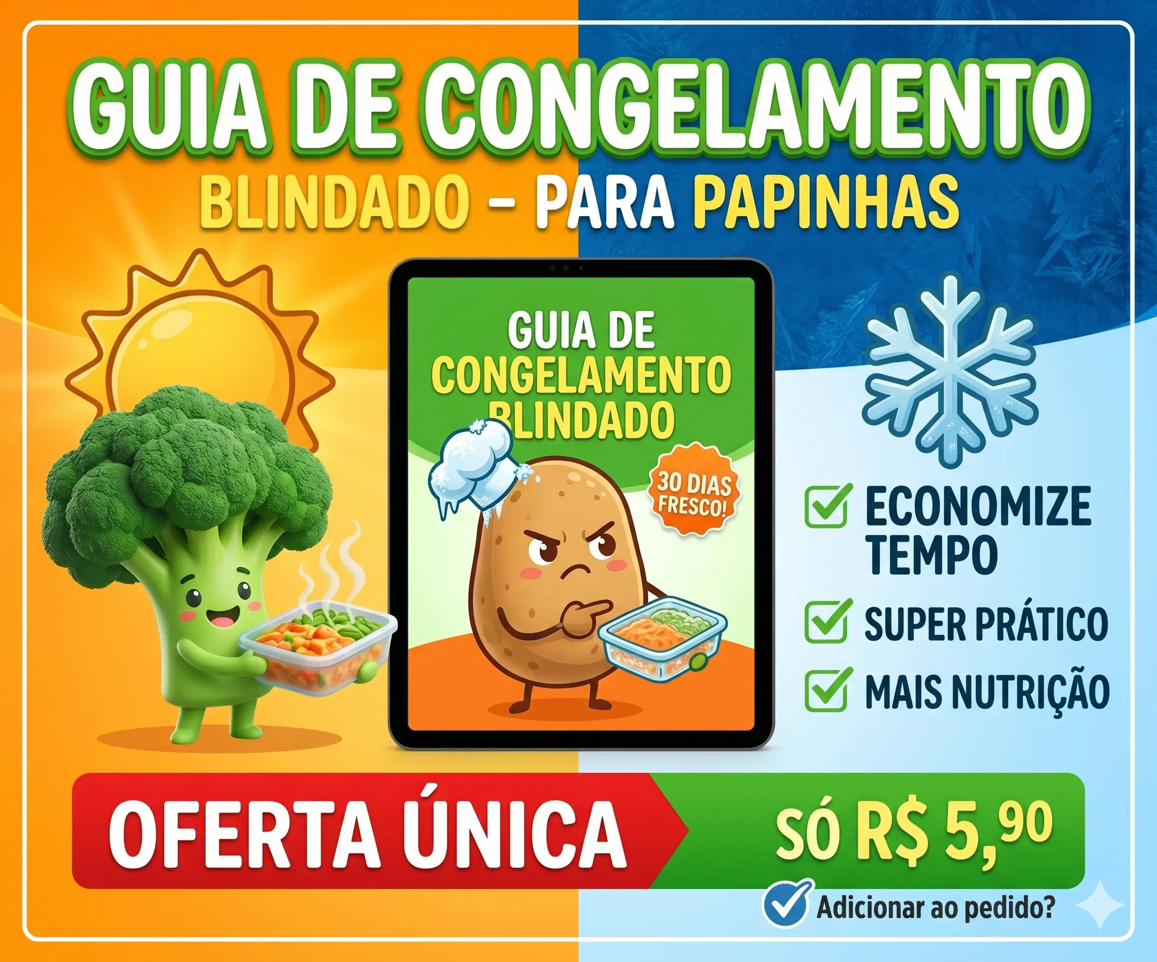 🕒 Chega de perder tempo na cozinha todo santo dia!