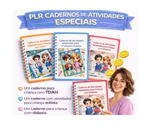 📚 PLR CADERNOS DE ATIVIDADES ESPECIAIS