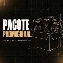 PACOTE COMPLETO: Mercado Livre, Impressão 3D e Importação Simplificada