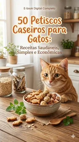 50 Petiscos para Gatos(Caseiros e fácies de fazer)