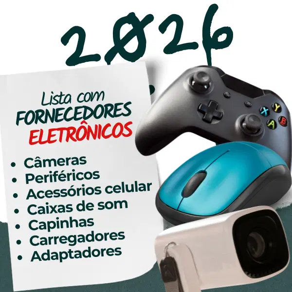LISTA COM FORNECEDORES DE ELETRÔNICOS - 2026