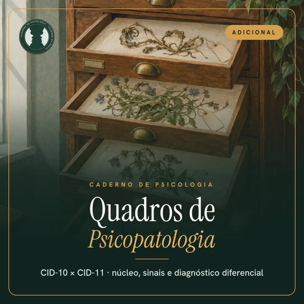 SIM! Quero os Quadros de Psicopatologia