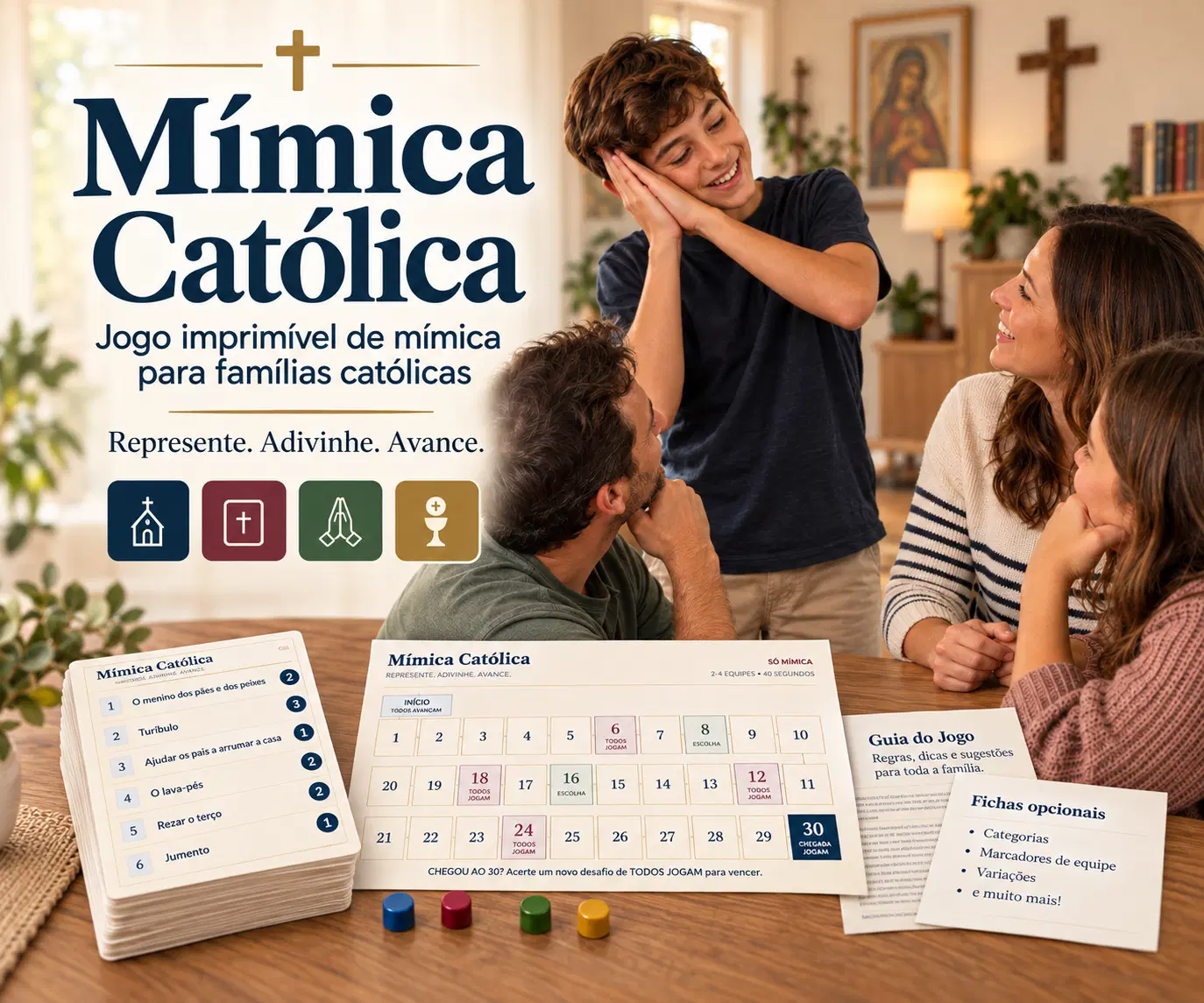 Mímica Católica: Aprenda sobre a fé entre gestos e risadas