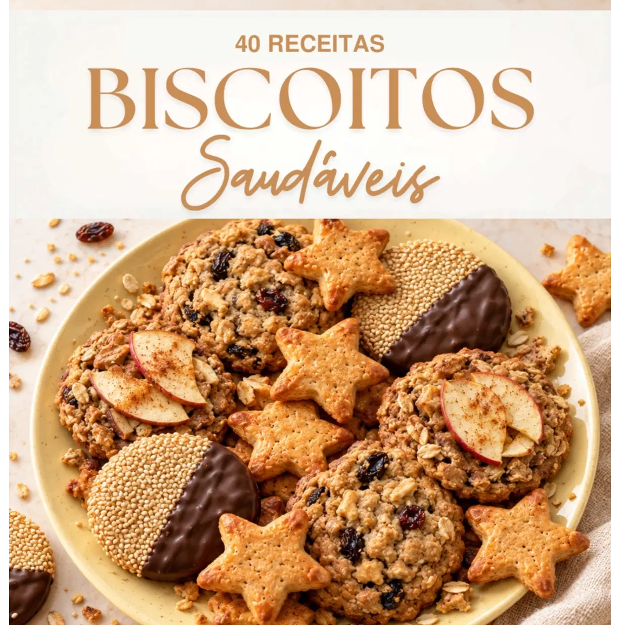 40 BISCOITOS SAUDÁVEIS