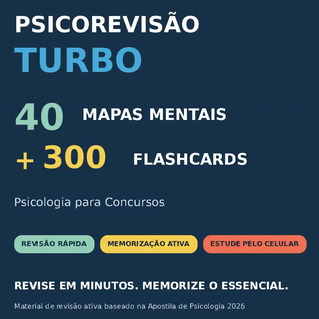 40 MAPAS MENTAIS + 300 FLASHCARDS