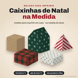 Caixinhas de Natal na Medida · Kit Completo