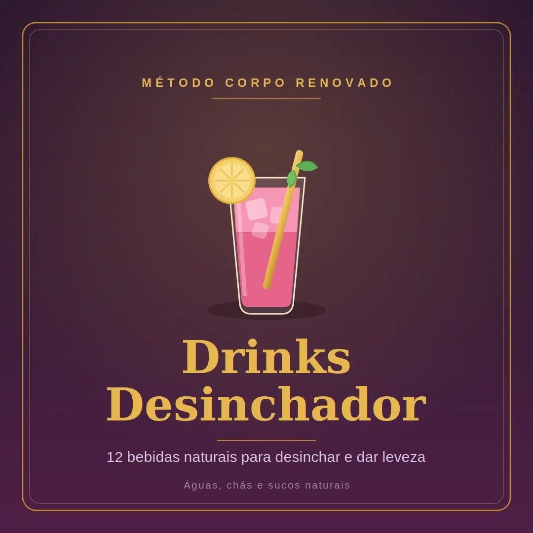 Drinks Desinchador — 12 receitas