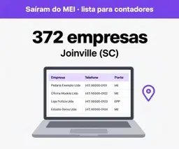 Lista: empresas que saíram do MEI em Joinville — edição outubro/2026