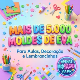 5.000 Moldes de EVA para Imprimir