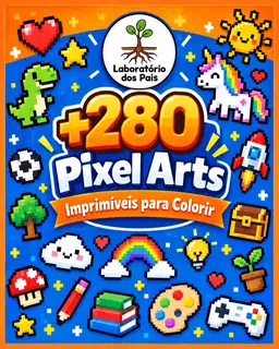 Laboratório do Pixel Art: +280 Pixel Arts para Imprimir