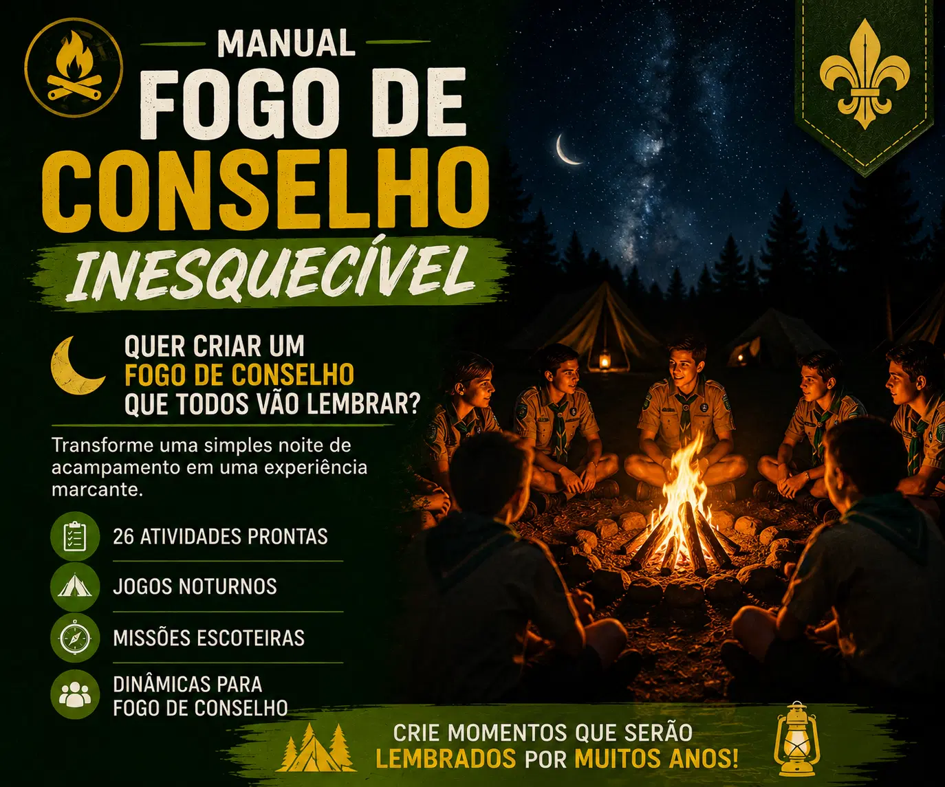 🔥 Fogo de Conselho Inesquecível