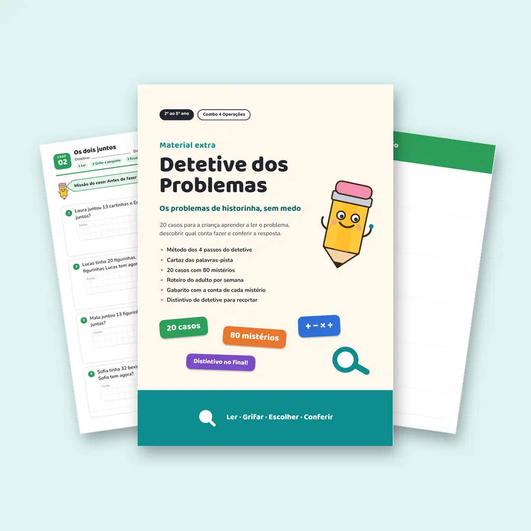 Detetive dos Problemas: 80 probleminhas com método