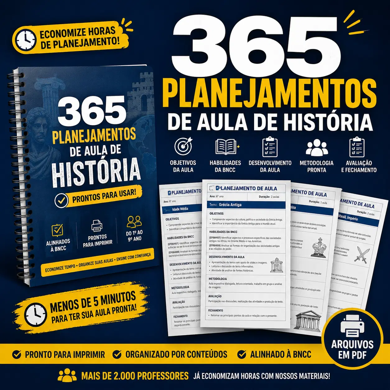 365 Planejamentos de Aula prontos