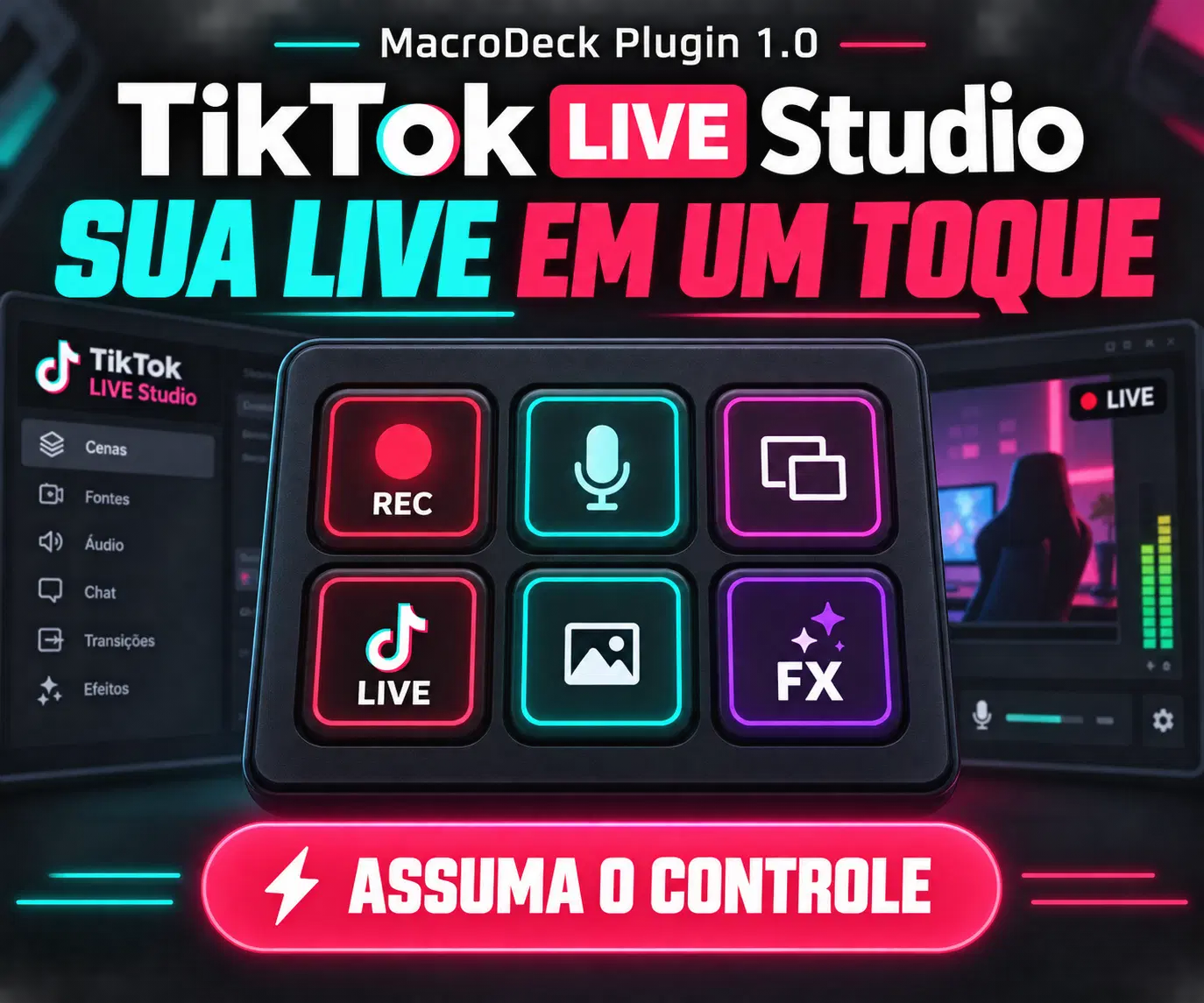 MacroDeck TikTok Live Studio Plugin 1.0