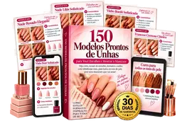 150 Modelos Prontos de Unhas