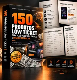 150 Produtos Low Ticket - Prontos Para Vender na Gringa