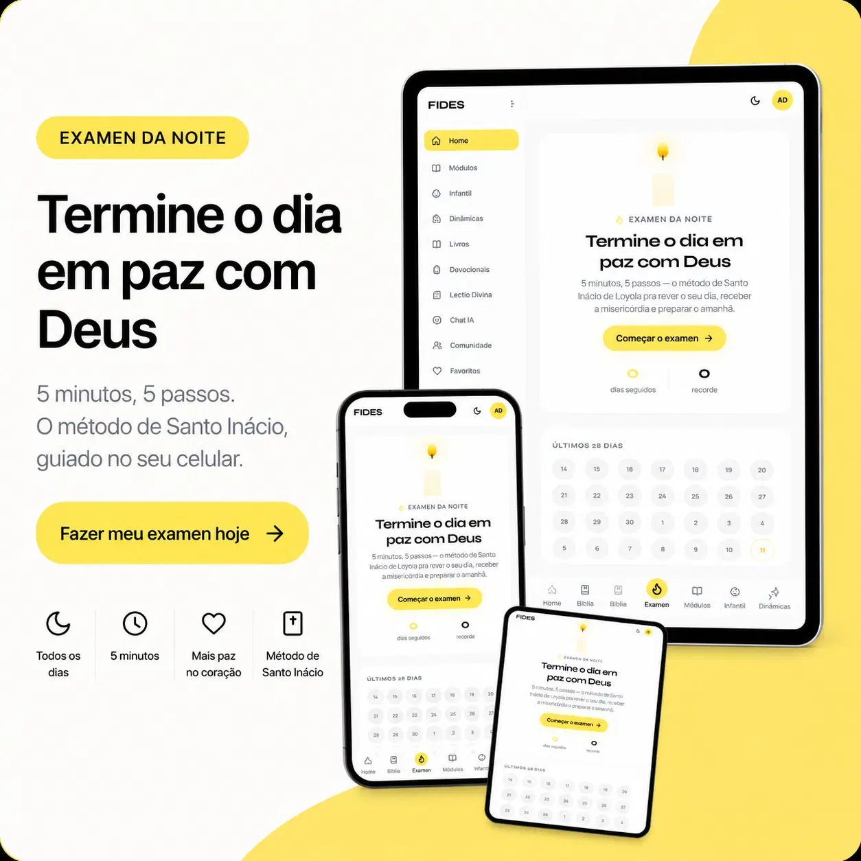 Diário Espiritual + Exame noturno - Vitalício 🕊️