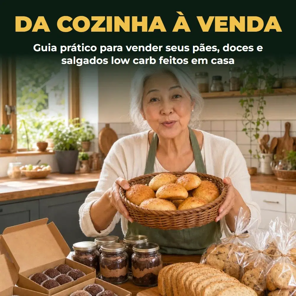 Da Cozinha à Venda — guia para vender seus pães e doces low carb