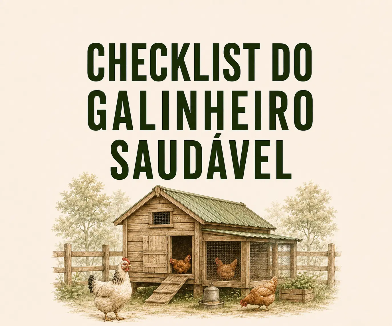 Checklist do Galinheiro Saudável