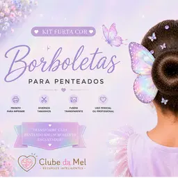 Kit de Borboletas Furta Cor Encantado | Arquivo Digital