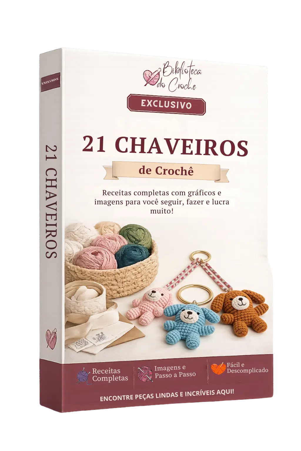 21 Chaveiros de Crochê Fáceis e Lucrativos!