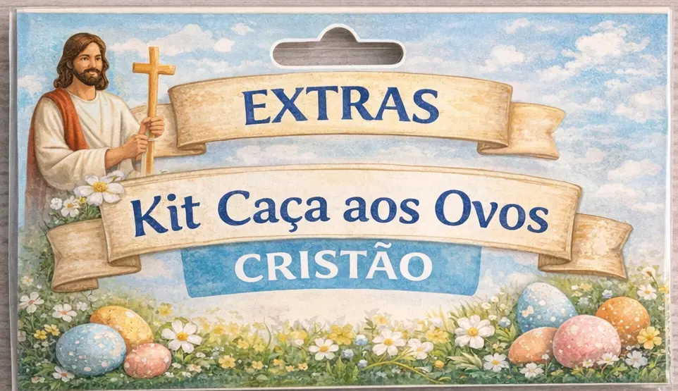 Kit Caça aos Ovos Cristão