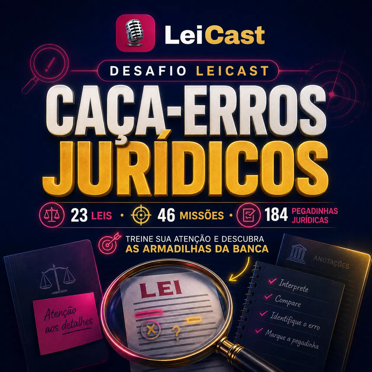 Desafio LeiCast: Caça-Erros Jurídicos