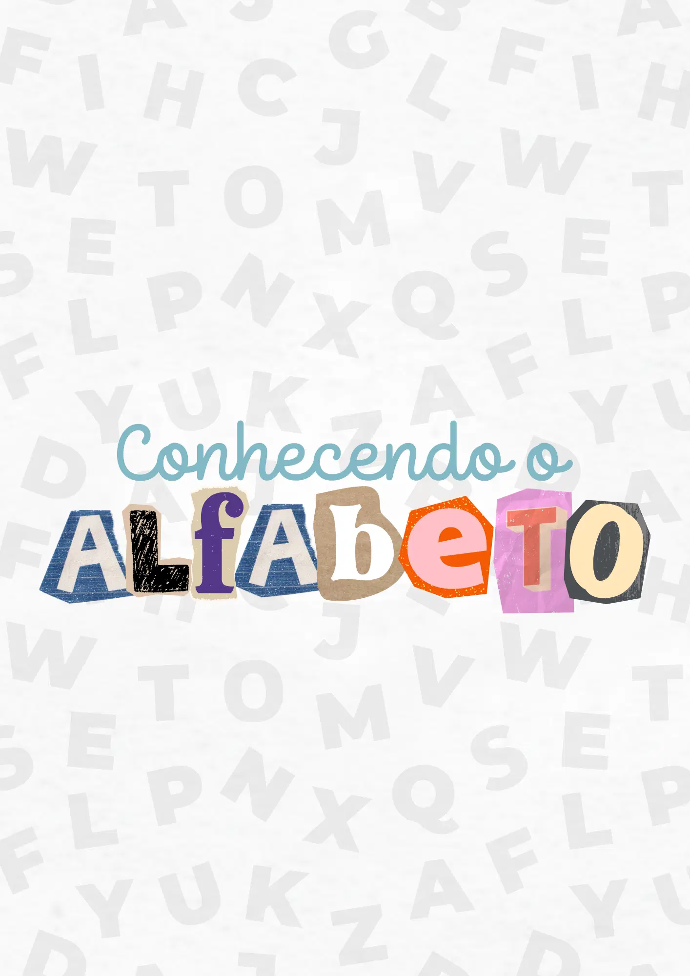 Conhecendo o Alfabeto - Flash Cards