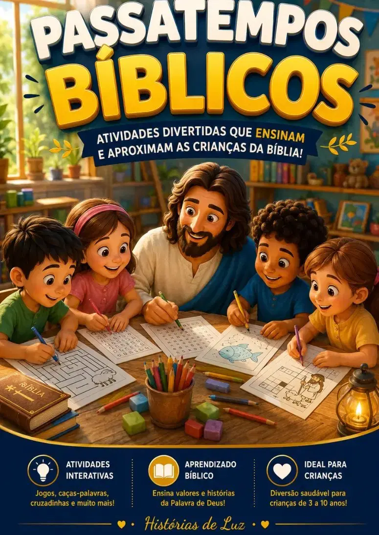 PASSATEMPO BÍBLICO - HISTÓRIAS DE LUZ