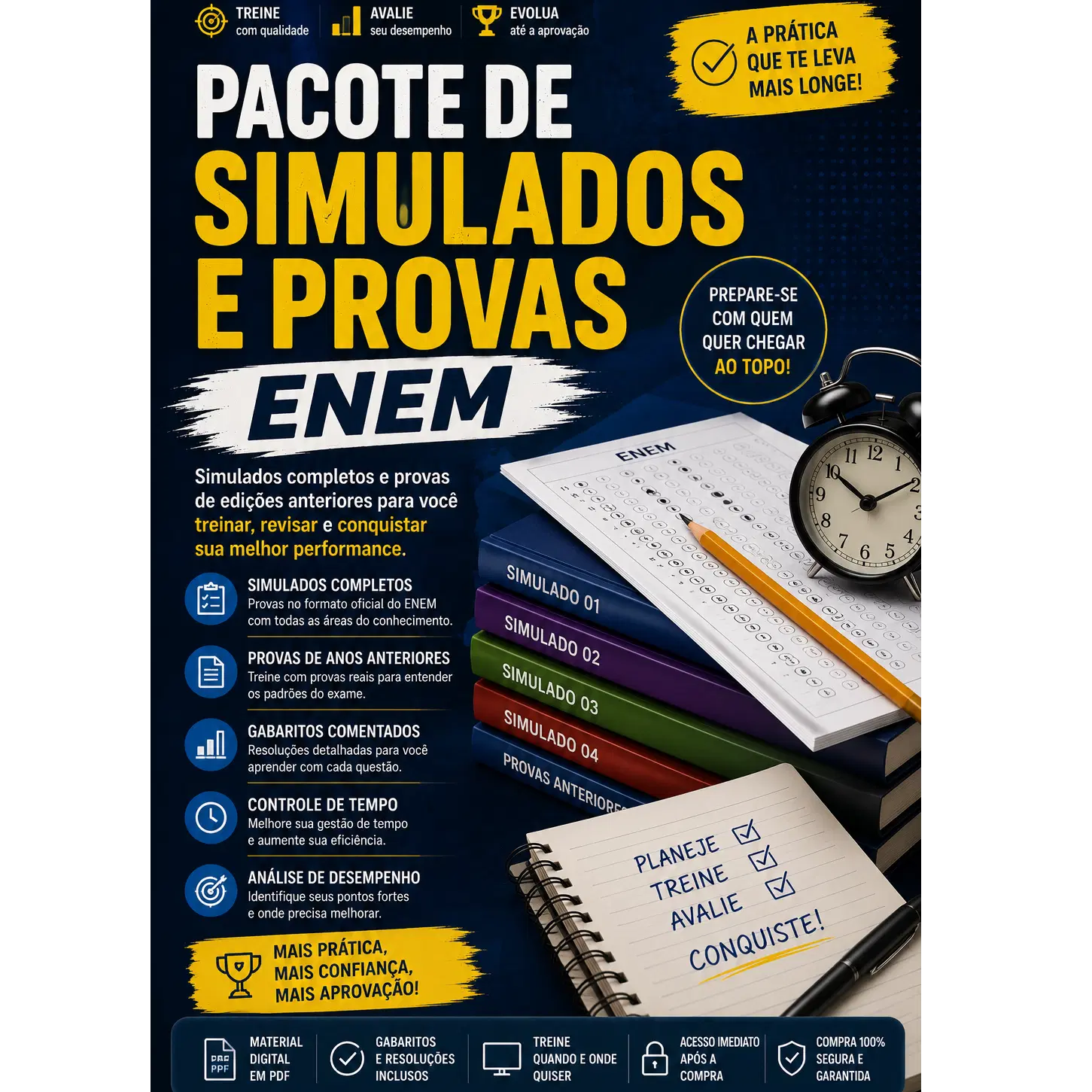 Pacote de Simulados e Provas ENEM