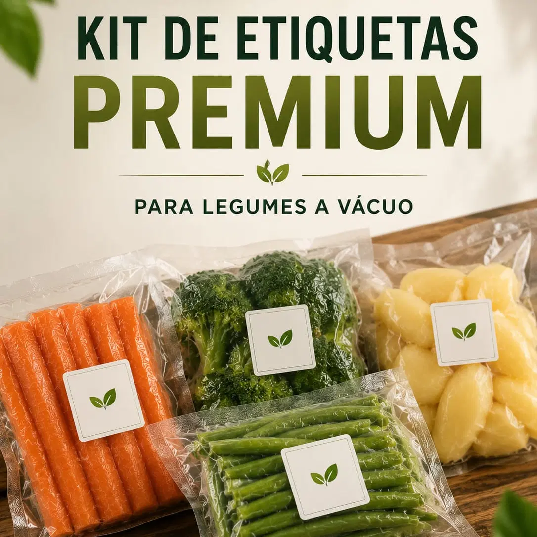 Kit Exclusivo de Etiquetas Para Legumes a Vácuo