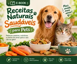 🐾 Receitas Naturais Saudáveis para Pets