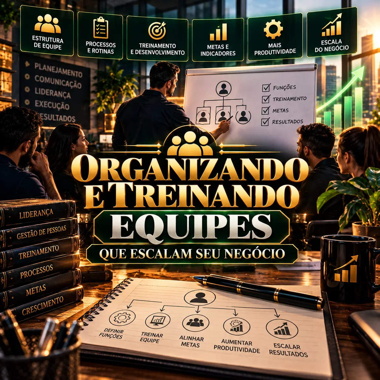 🚀 Organizando e Treinando Equipes que Escalam seu Negócio