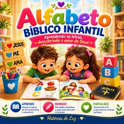 ALFABETO BÍBLICO INFANTIL - Histórias de Luz