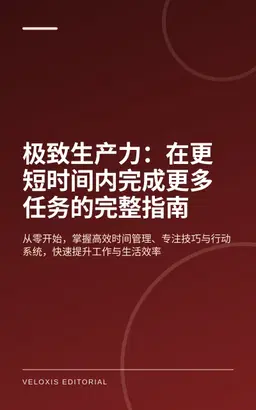 极致生产力：在更短时间内完成更多任务的完整指南