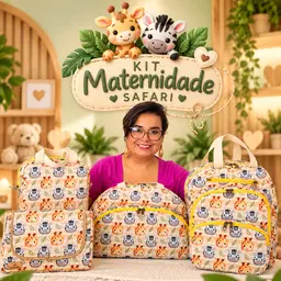 KIT MATERNIDADE SAFARI