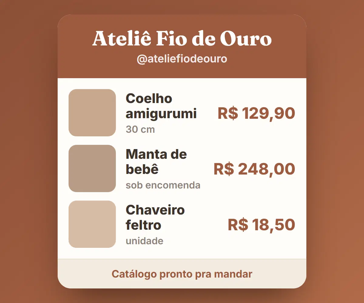 Você já sabe o preço. Agora mostre ele do jeito certo