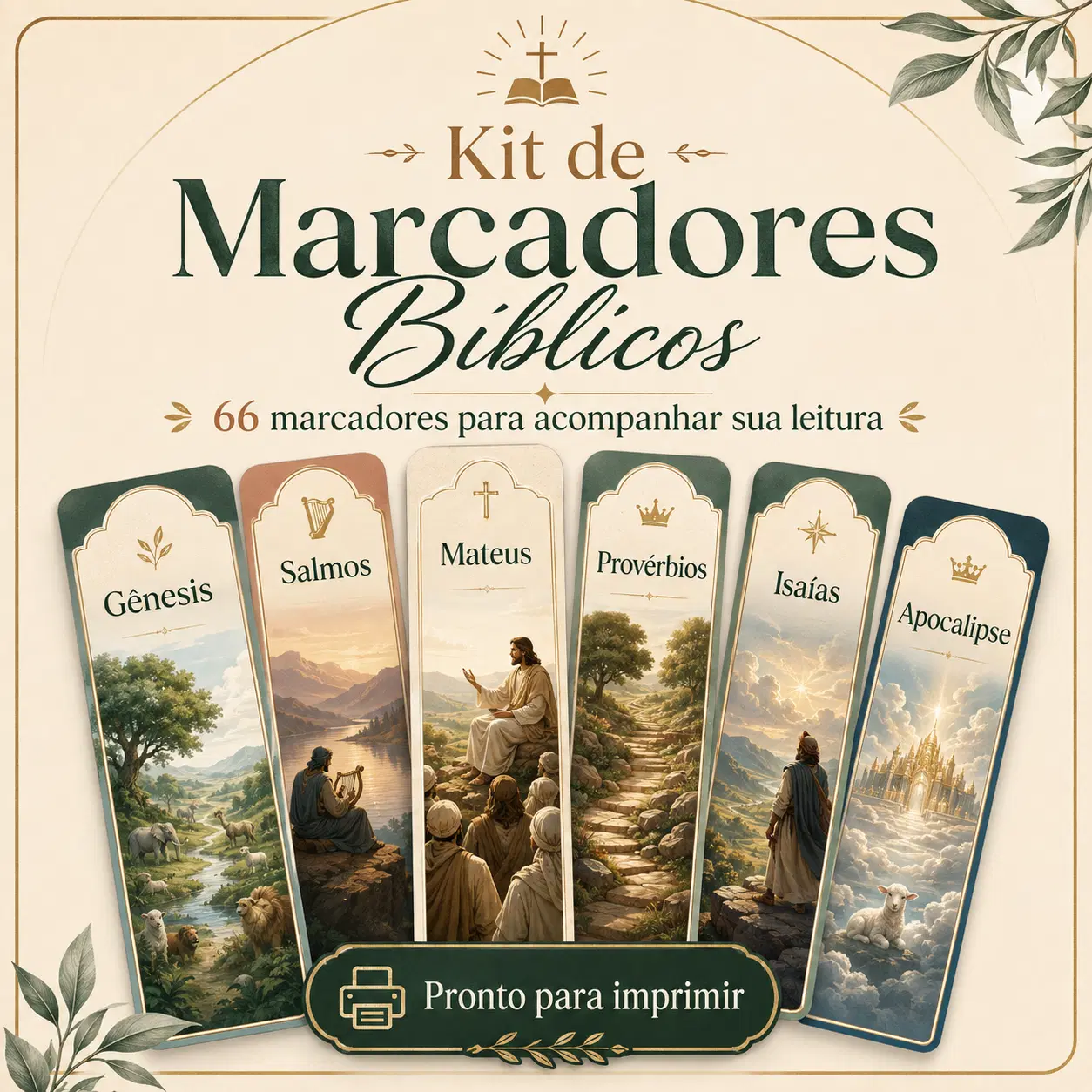 Kit de Marcadores Bíblicos