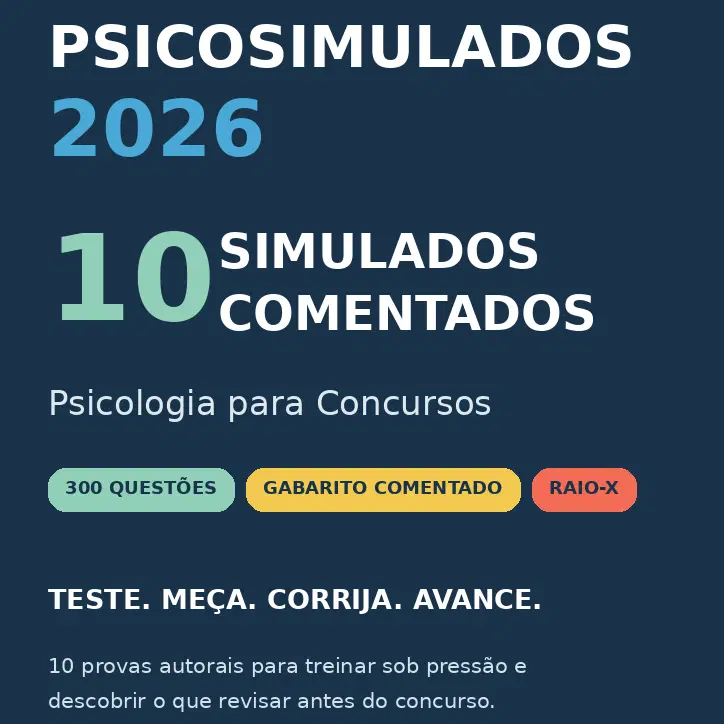 10 SIMULADOS DE PSICOLOGIA